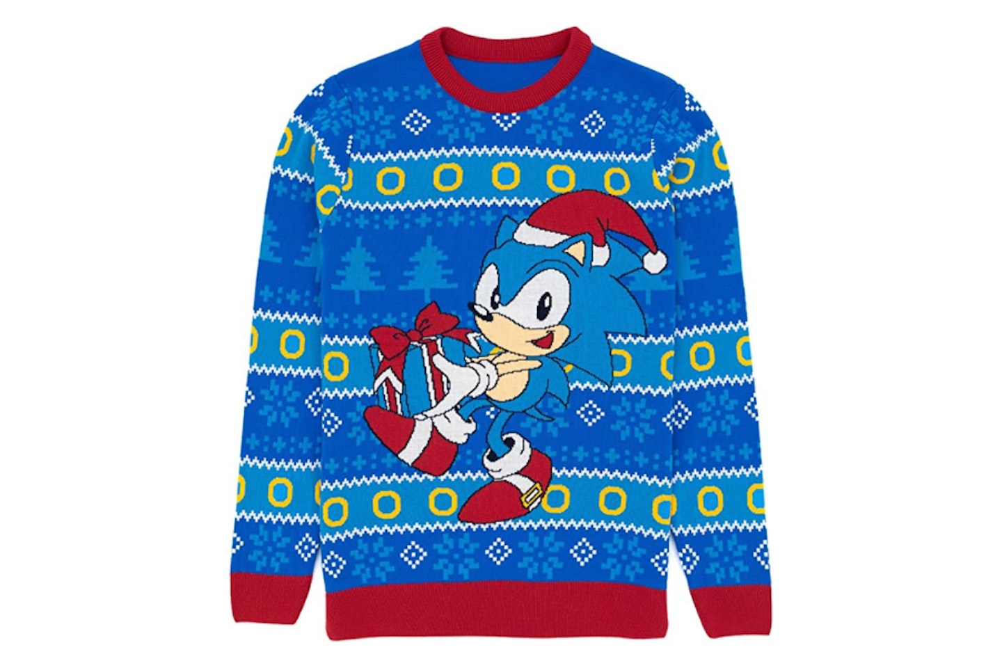 Sega Classic Sonic Christmas Jumper